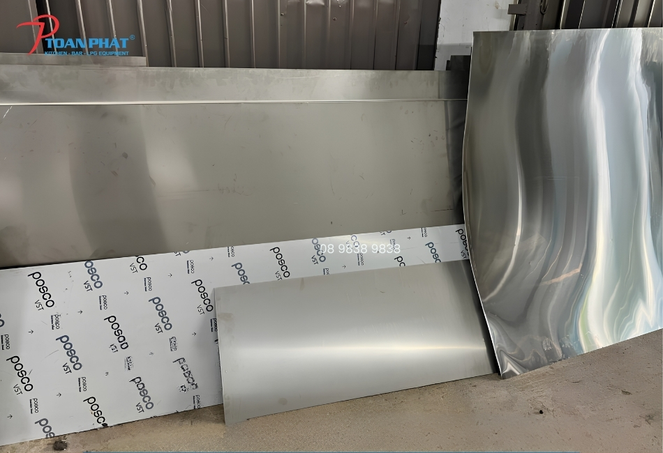 Cam kết sử dụng inox chất lượng cao 