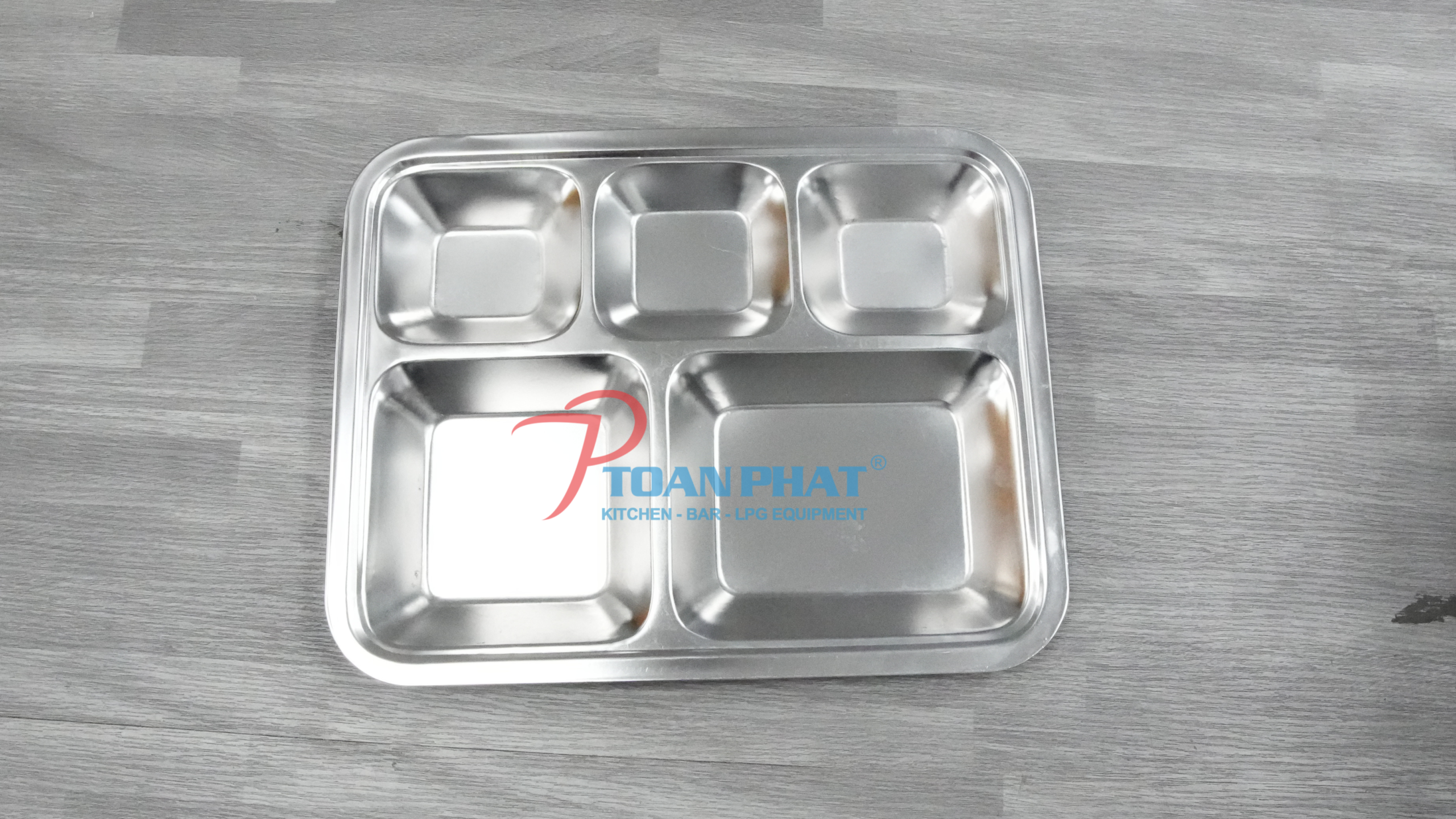 Khay cơm inox 5 ngăn