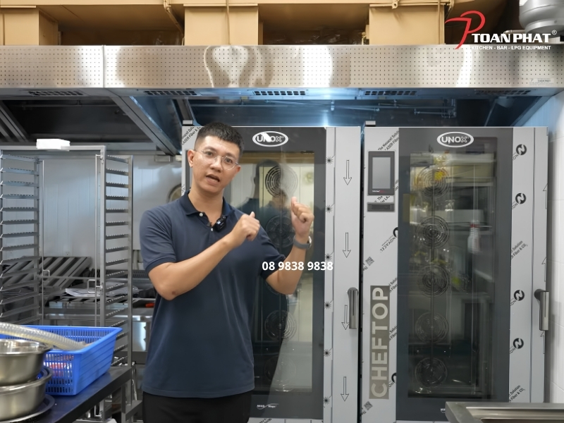 LÒ NƯỚNG ĐA NĂNG UNOX CHEFTOP MIND.MAPS ONE 20 KHAY 17 Đặc điểm nổi bật của lò nướng đa năng Unox ChefTop Mind.Maps One 20 khay