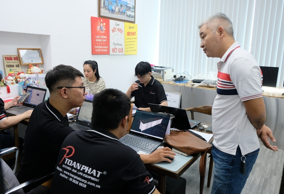 Quy trình làm việc chuyên nghiệp tại Toàn Phát