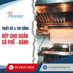 Thiết Kế Bếp Cho quán Cafe - Bánh: Quy Trình Setup & Thiết Bị Tối Ưu
