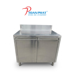 Tủ inox 2 cánh cửa mở