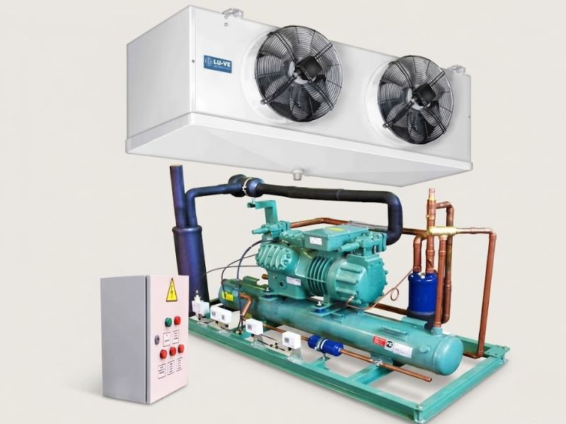 Toàn Phát thiết kế - thi công - lắp đặt kho lạnh bảo quản trọn gói 4 Sử dụng máy nén kho lạnh uy tín
