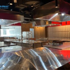 Thiết kế bếp nhà hàng Nhật Bản 12 Nhà hàng Teppanyaki