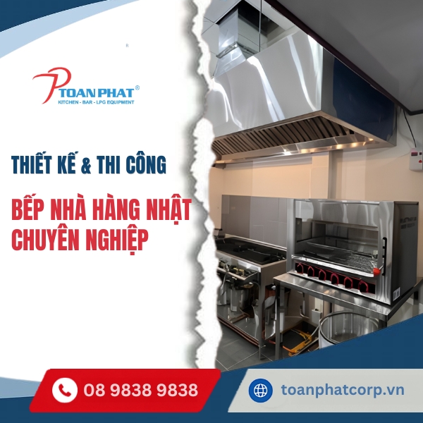 Thiết kế bếp nhà hàng Nhật Bản 1 Thiết kế bếp nhà hàng Nhật Bản