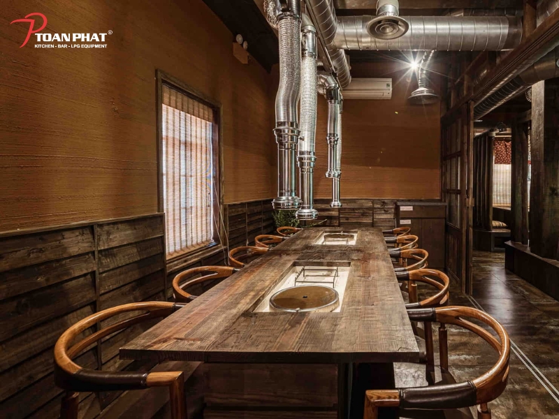 Thiết kế khu bếp Genshiyaki