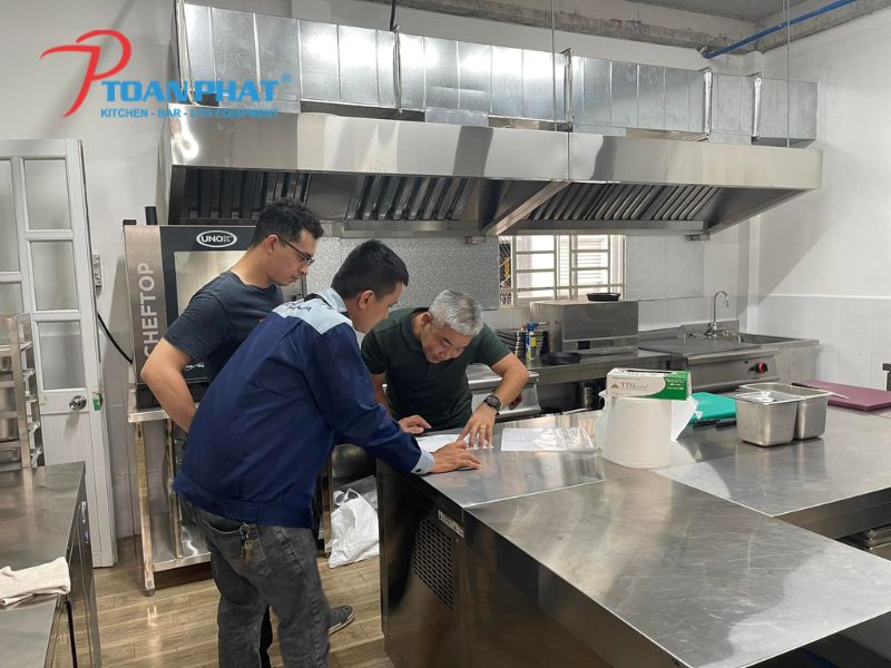TOÀN PHÁT THIẾT KẾ THI CÔNG BẾP CÔNG NGHIỆP THÀNH PHỐ HỒ CHÍ MINH TRỌN GÓI 11 Kiểm tra - nghiệm thu và bàn giao khách hàng