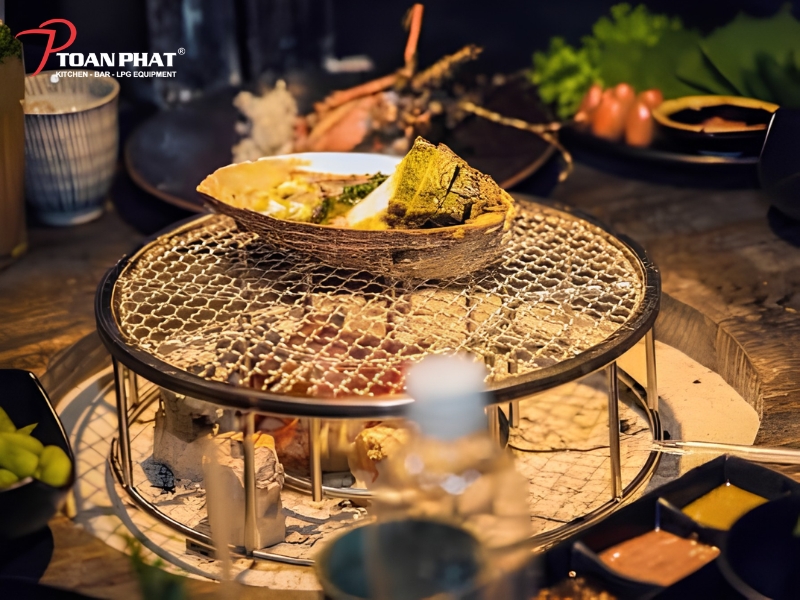 Bếp nướng công nghiệp dùng cát