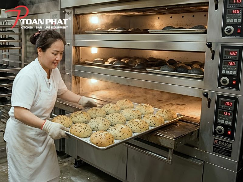 Top 7 Công thức làm bánh mì bằng lò nướng công nghiệp 9 Công thức làm bánh mì mè đen Hàn Quốc