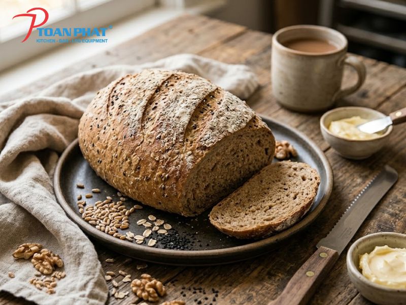 Top 7 Công thức làm bánh mì bằng lò nướng công nghiệp 12 Công thức làm bánh mì nguyên cám healthy thành công từ Toàn Phát