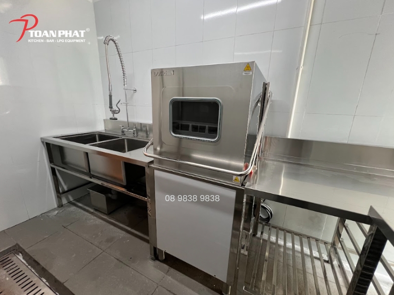Thiết kế bếp nhà hàng Nhật Bản 26 Khu rửa chén