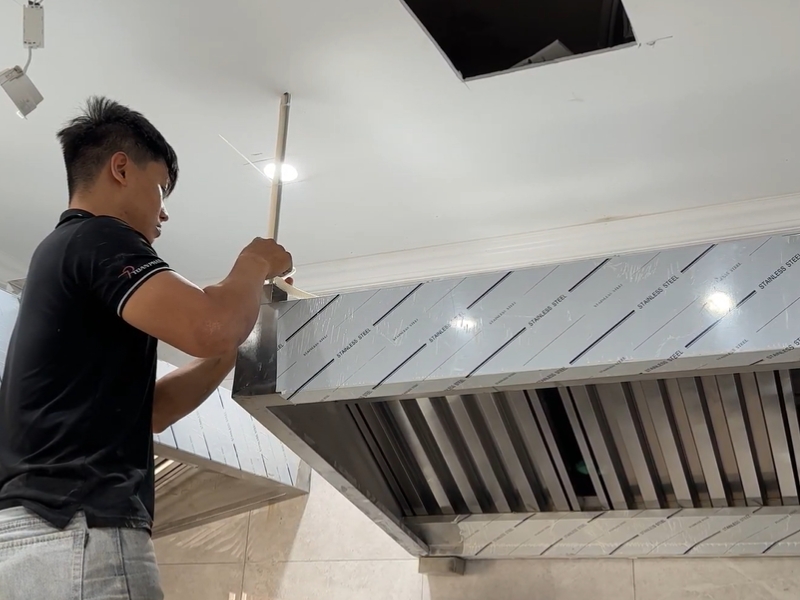 Thiết kế bếp nhà hàng Trung Hoa 15 Thi công đồng bộ và chuyên nghiệp