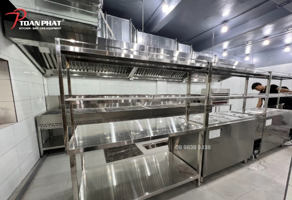 Bàn kệ inox Toàn Phát