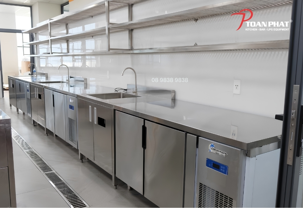 Bàn đông, bàn mát, bàn lạnh công nghiệp inox | chất lượng - bền bỉ
