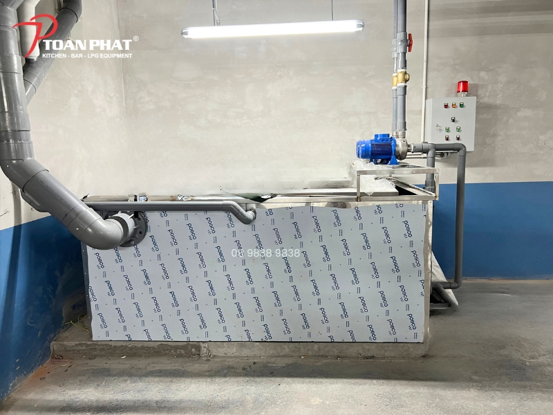 THI CÔNG BỂ TÁCH MỠ INOX CÔNG NGHIỆP TRỌN GÓI 14 Chi phí thi công được tính toán dựa trên quy mô và lưu lượng nước thải thực tế