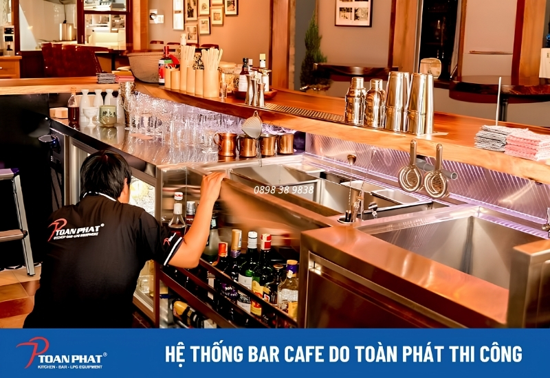 Toàn Phát thi công bar cafe