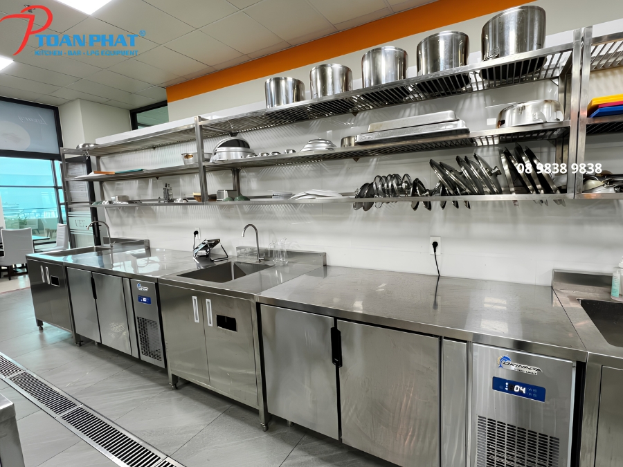 Kệ inox cao cấp, chất liệu inox 304 posco loại 1