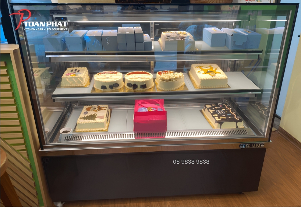 Tủ trưng bày bánh BERJAYA chất lượng cao đạt tiêu chuẩn châu Âu