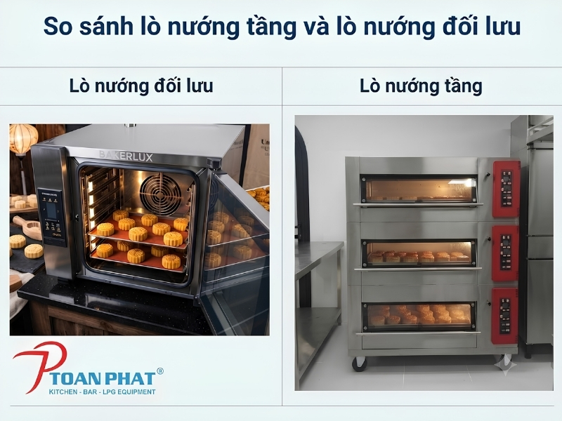 NƯỚNG BÁNH TRUNG THU NÊN SỬ DỤNG LÒ NƯỚNG TẦNG HAY LÒ NƯỚNG ĐỐI LƯU 7 Lò nướng tầng và lò nướng đối lưu khác gì nhau