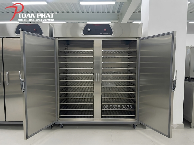 TỦ GIỮ NÓNG THỨC ĂN 22 KHAY 1100L 2 Tủ giữ nóng thức ăn 22 khay 1100L