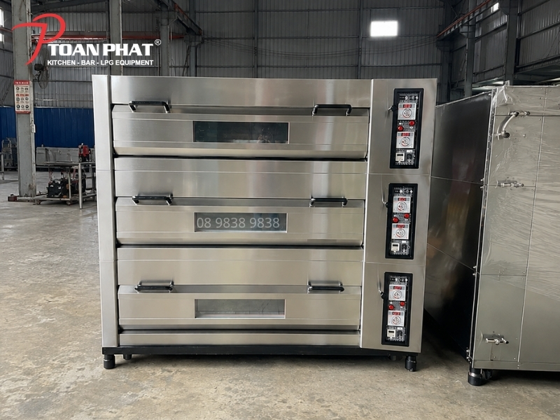LÒ NƯỚNG GAS 3 TẦNG 9 KHAY MAHYIH MY-339 3 Ưu điểm Lò nướng gas 3 tầng 9 khay MahYih MY-339