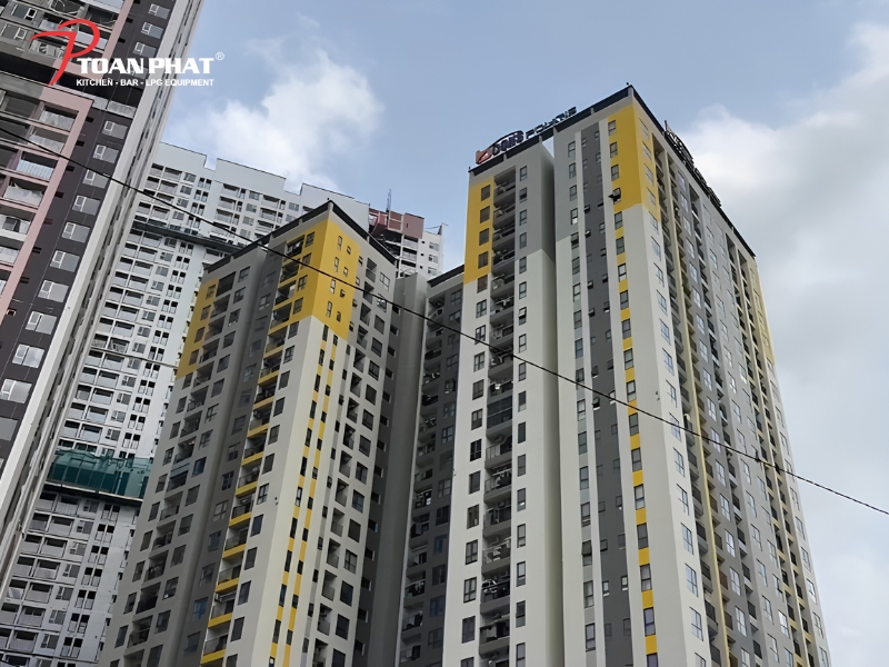 Toàn Phát thi công trọn gói bếp Trường Mầm non Bcons - Bcons Lê Trọng Tấn