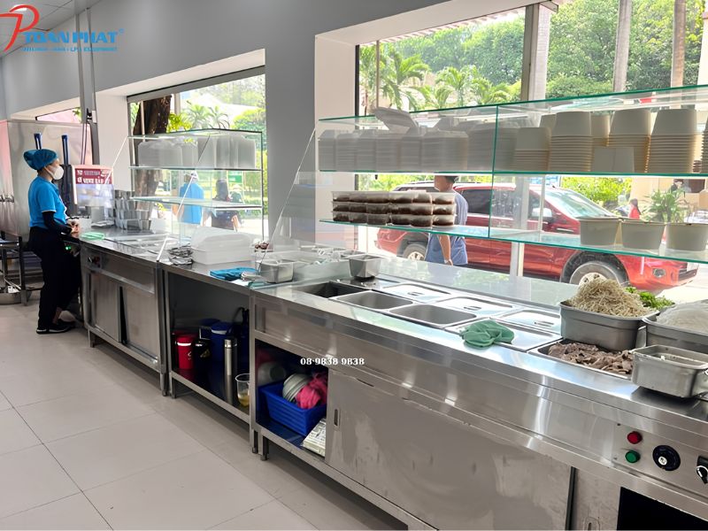 Thiết kế thi công trọn gói bếp công nghiệp 500 suất ăn 4 Bếp bệnh viện