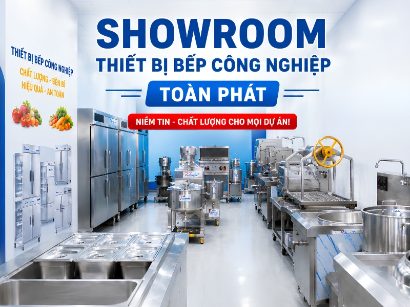 SHOWROOM THIẾT BỊ BẾP CÔNG NGHIỆP TOÀN PHÁT