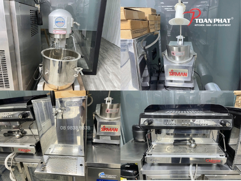 Showroom thiết bị bếp công nghiệp Toàn Phát 14 Khu vực máy chế biến thực phẩm