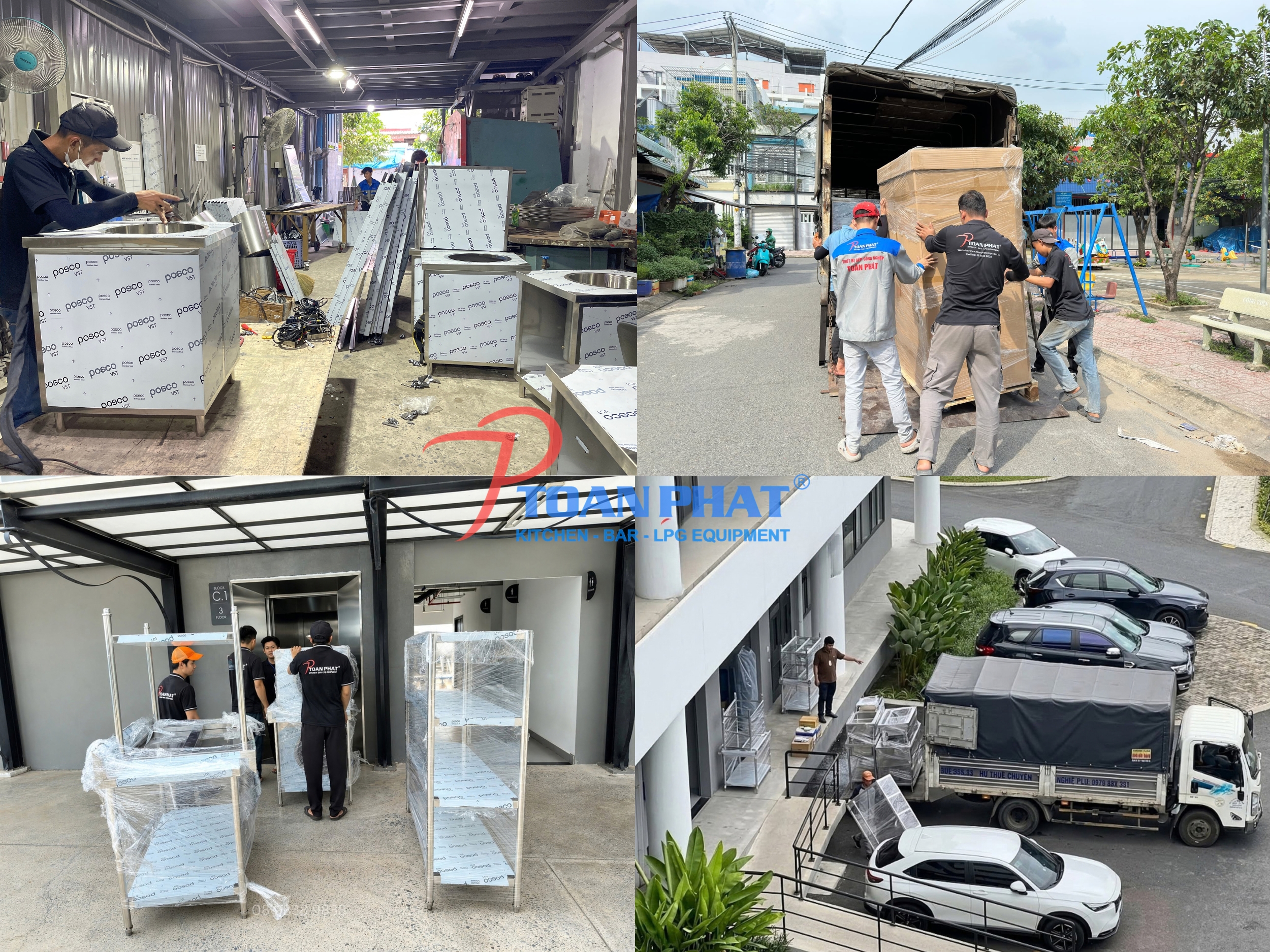 TOÀN PHÁT ĐỒNG HÀNH THI CÔNG BẾP CÔNG NGHIỆP 2000 SUẤT ĂN TẬP ĐOÀN CÔNG NGHỆ FPT 14 Toàn Phát sản xuất thiết bị và giao đến công trình dự án