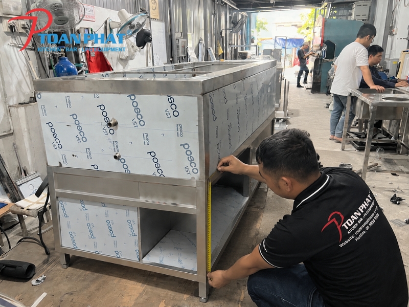 TỦ HÂM NÓNG THỨC ĂN 12 KHAY 9 Toàn Phát tư vấn bản vẽ và sản xuất tủ hâm nóng thức ăn theo yêu cầu