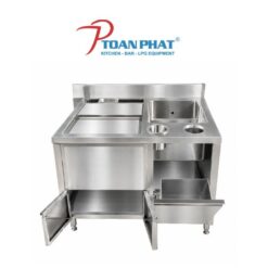 Quầy pha chế inox mini