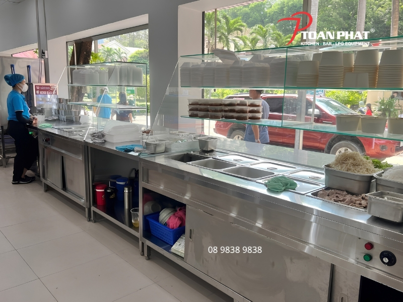 TỦ HÂM NÓNG THỨC ĂN 12 KHAY 6 Tủ hâm nóng thức ăn điện Toàn Phát cung cấp tại Bệnh viện Nhi Đồng 1
