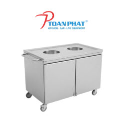 XE THU GOM THỨC ĂN THỪA INOX 304