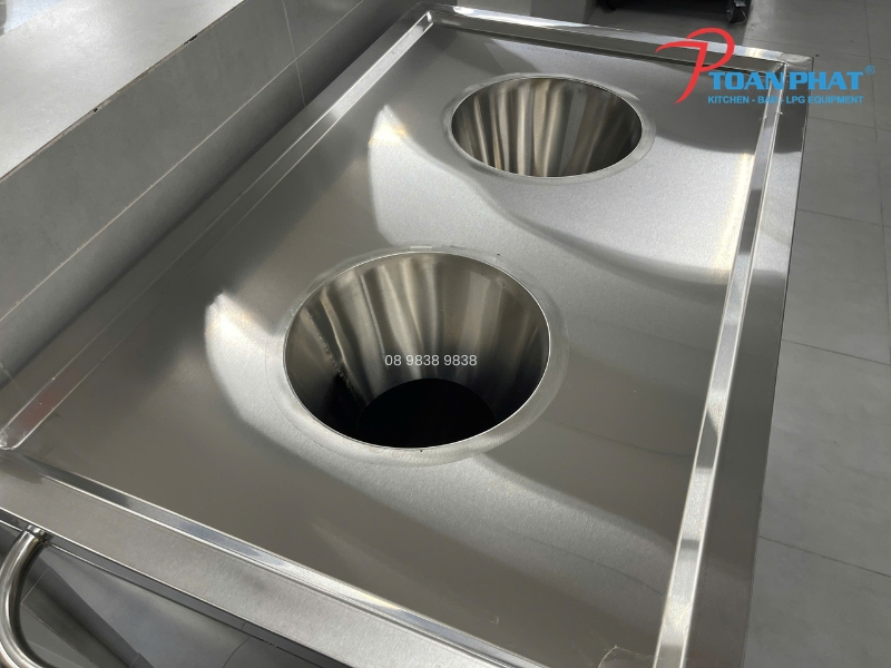 XE THU GOM THỨC ĂN THỪA INOX 304 - THIẾT KẾ THEO YÊU CẦU 8 XE THU GOM THỨC ĂN THỪA INOX 304 - THIẾT KẾ THEO YÊU CẦU - Ảnh 8